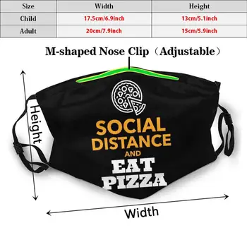 Maska Sociálnej Vzdialenosti A Jesť Pizzu | Pizza Milenca Dizajn Sociálnej Vzdialenosti Sociálne Dištancovanie Sa Jesť Pizzu Pizza Pizza Milenca Pizza